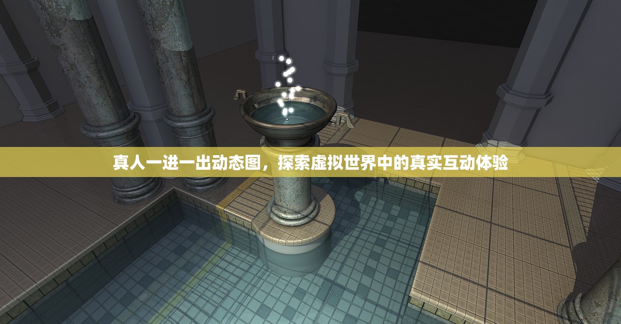 真人一进一出动态图，探索虚拟世界中的真实互动体验