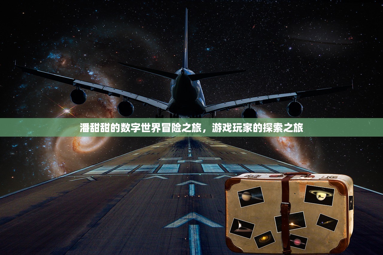 潘甜甜的数字世界冒险之旅，游戏玩家的探索之旅