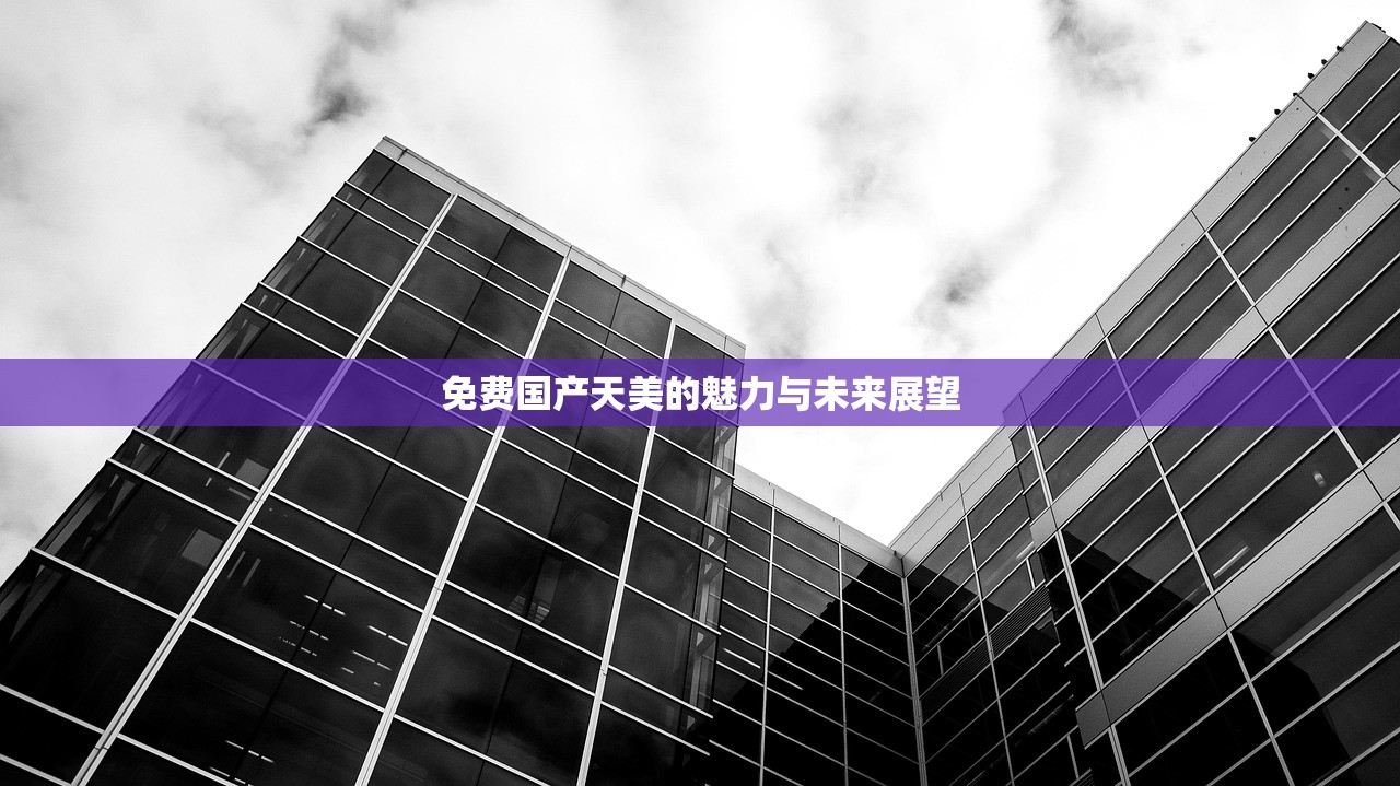 免费国产天美的魅力与未来展望