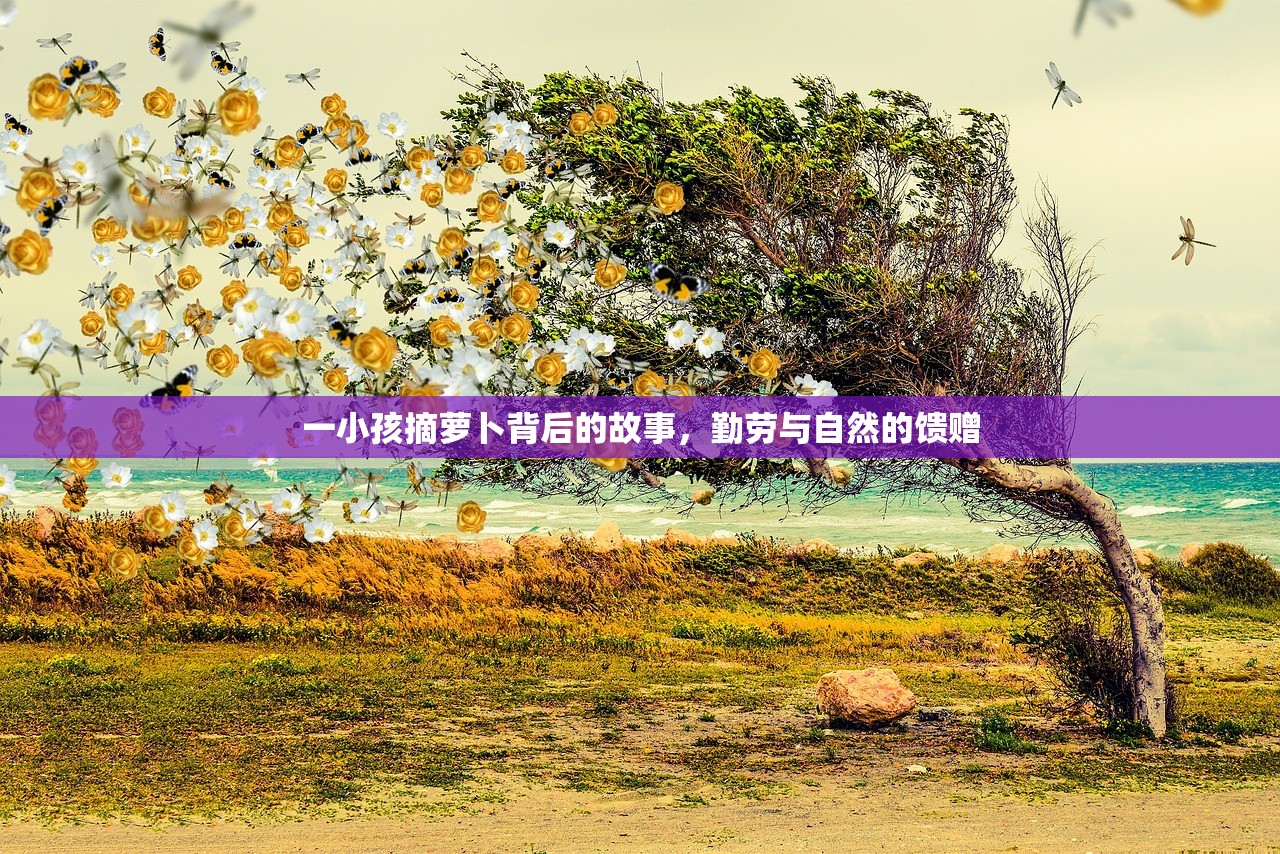 一小孩摘萝卜背后的故事，勤劳与自然的馈赠