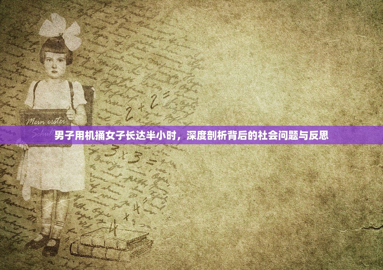男子用机捅女子长达半小时，深度剖析背后的社会问题与反思