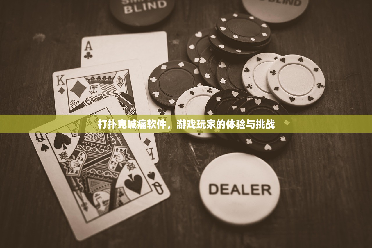 打扑克喊痛软件，游戏玩家的体验与挑战