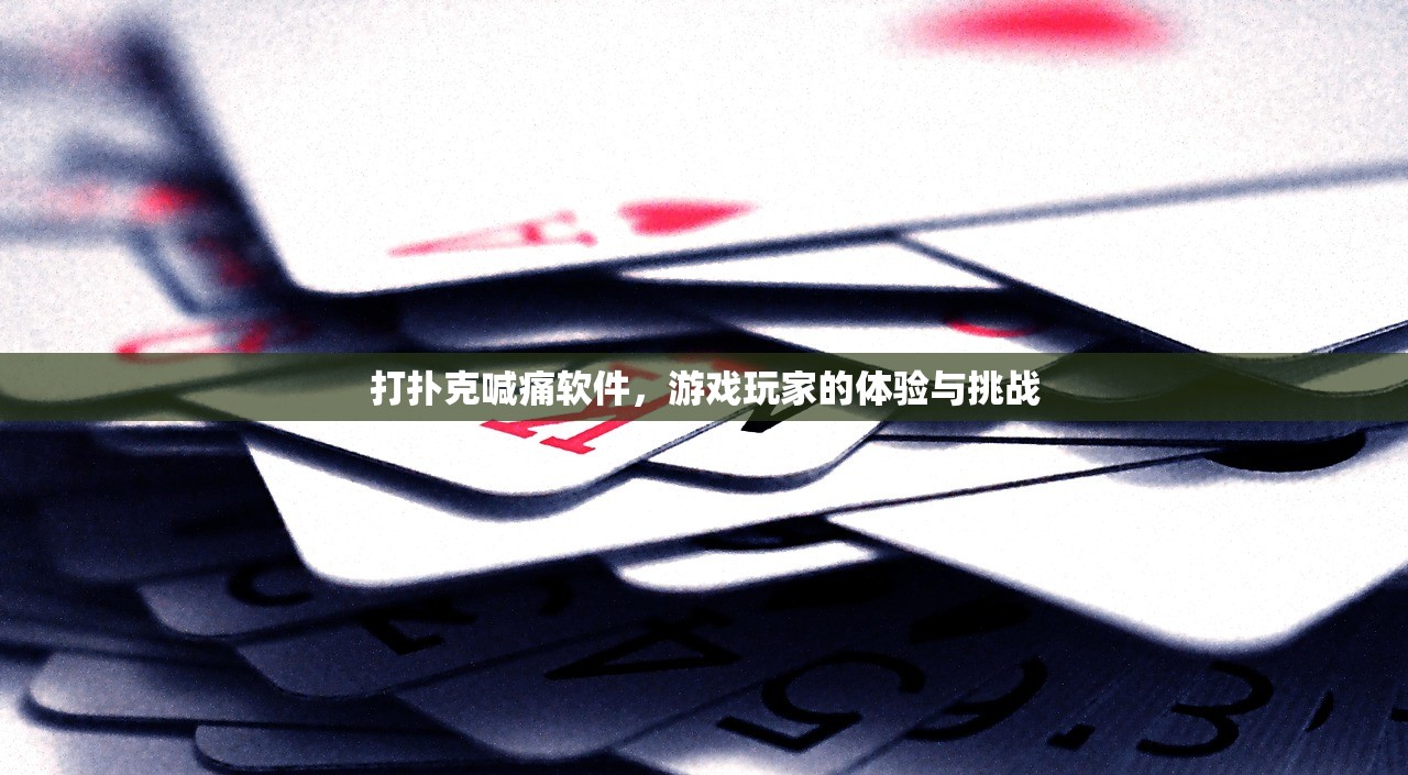 打扑克喊痛软件，游戏玩家的体验与挑战