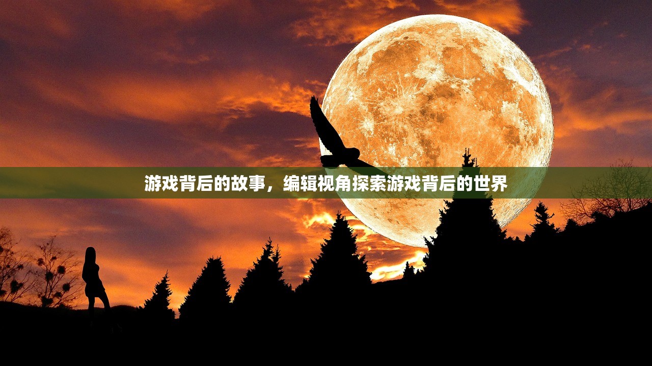 游戏背后的故事，编辑视角探索游戏背后的世界