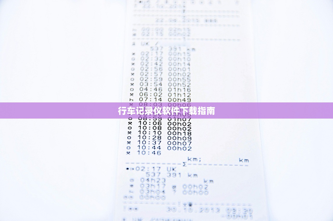 行车记录仪软件下载指南