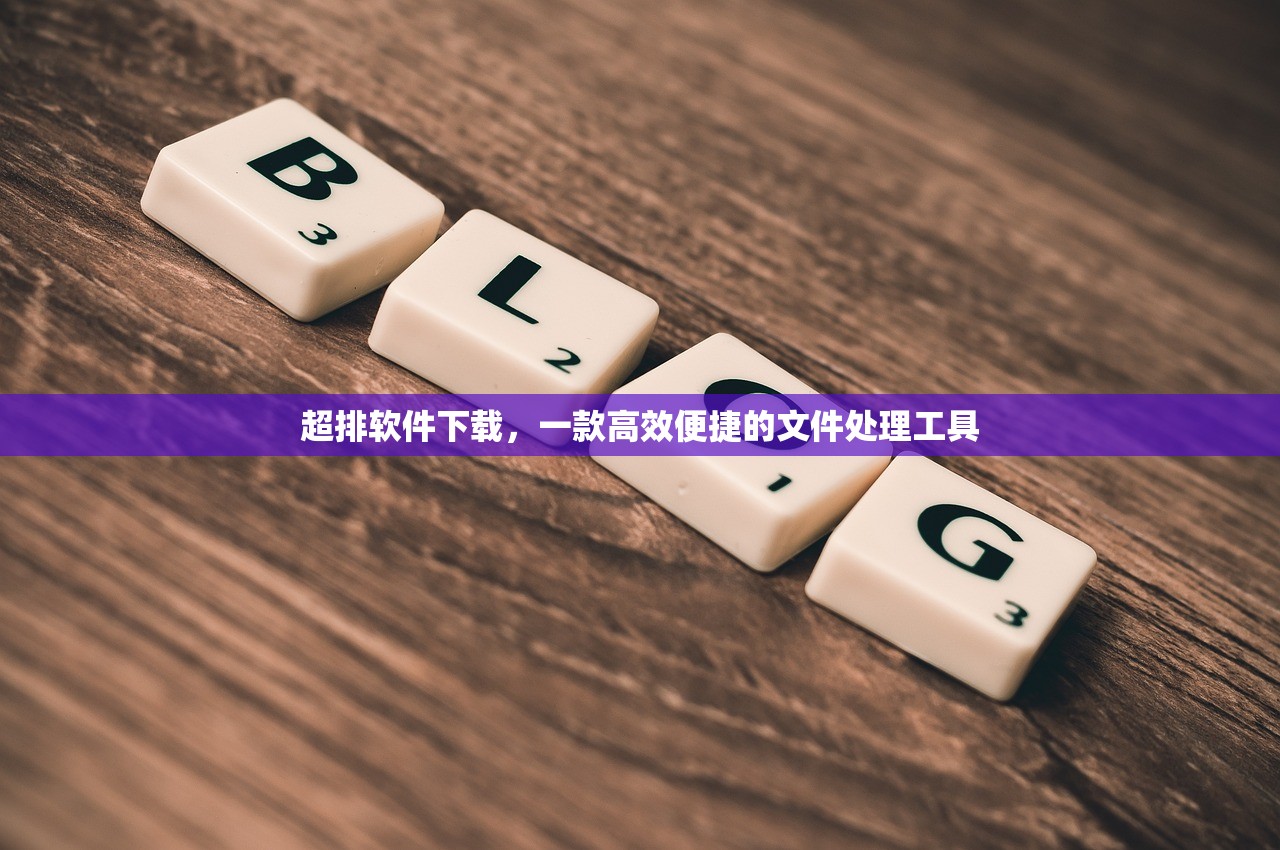 超排软件下载，一款高效便捷的文件处理工具