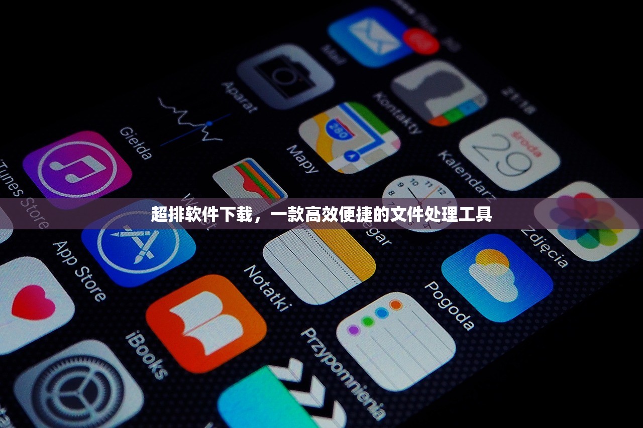 超排软件下载，一款高效便捷的文件处理工具