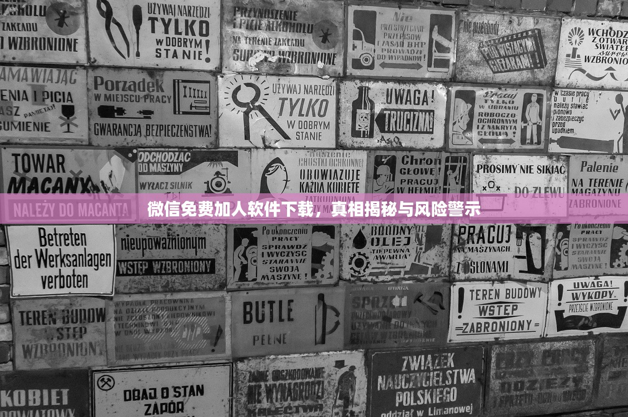 微信免费加人软件下载，真相揭秘与风险警示