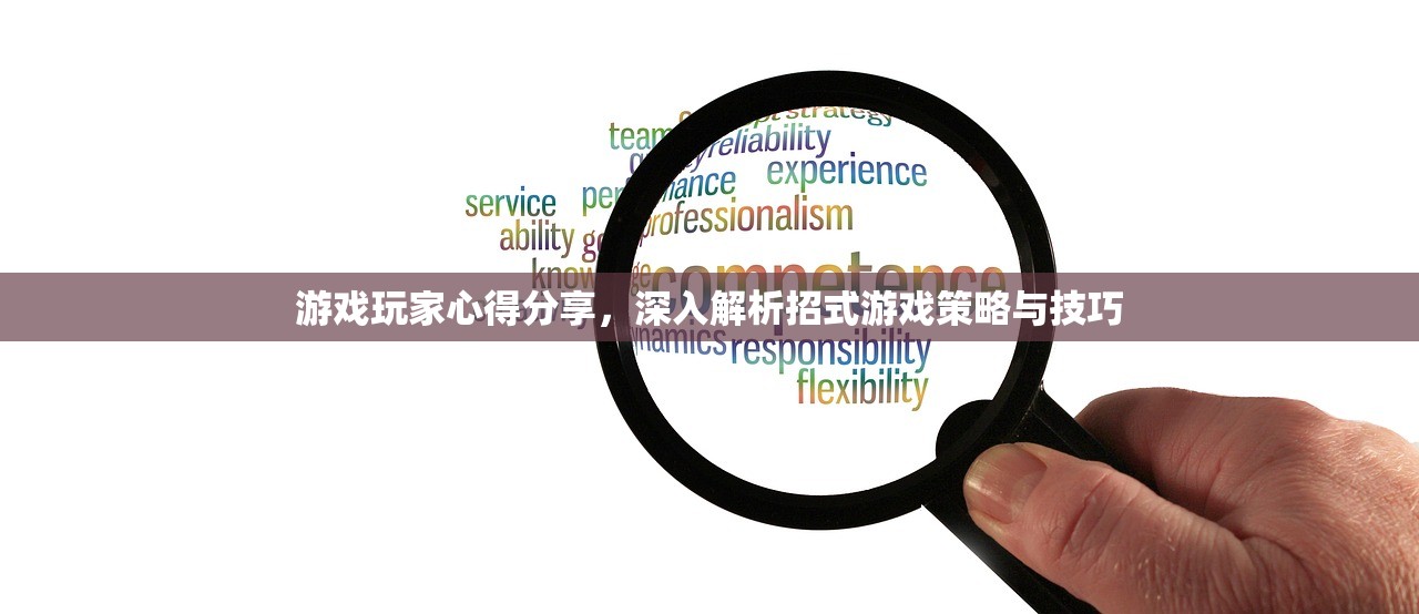 游戏玩家心得分享，深入解析招式游戏策略与技巧
