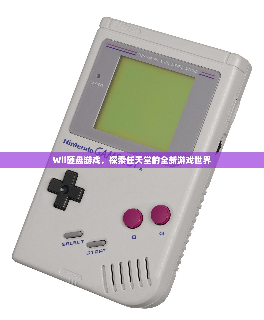 Wii硬盘游戏，探索任天堂的全新游戏世界
