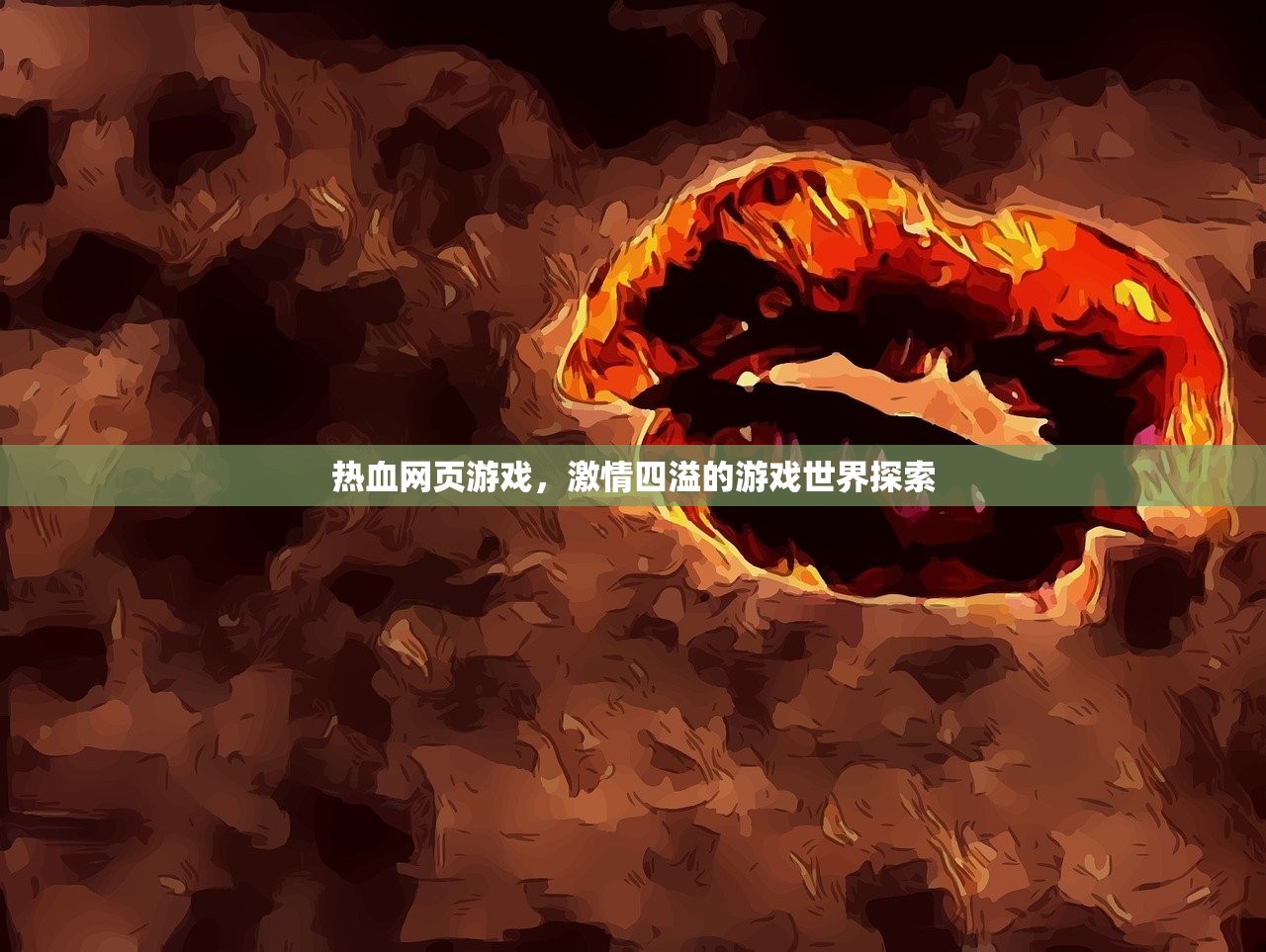 热血网页游戏，激情四溢的游戏世界探索