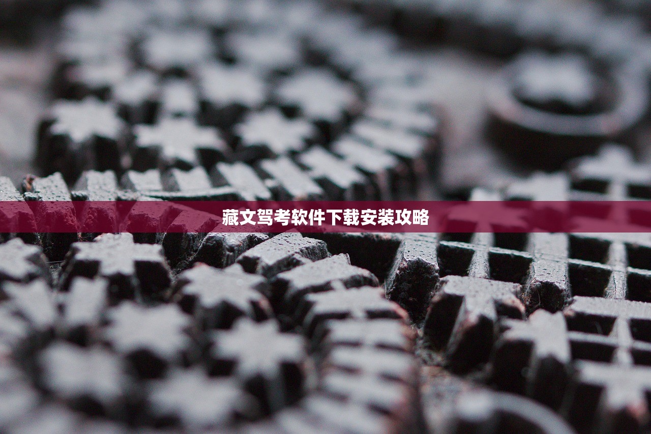 藏文驾考软件下载安装攻略