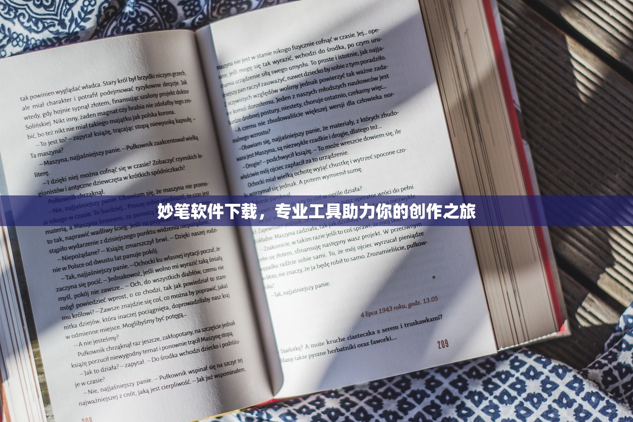 妙笔软件下载，专业工具助力你的创作之旅