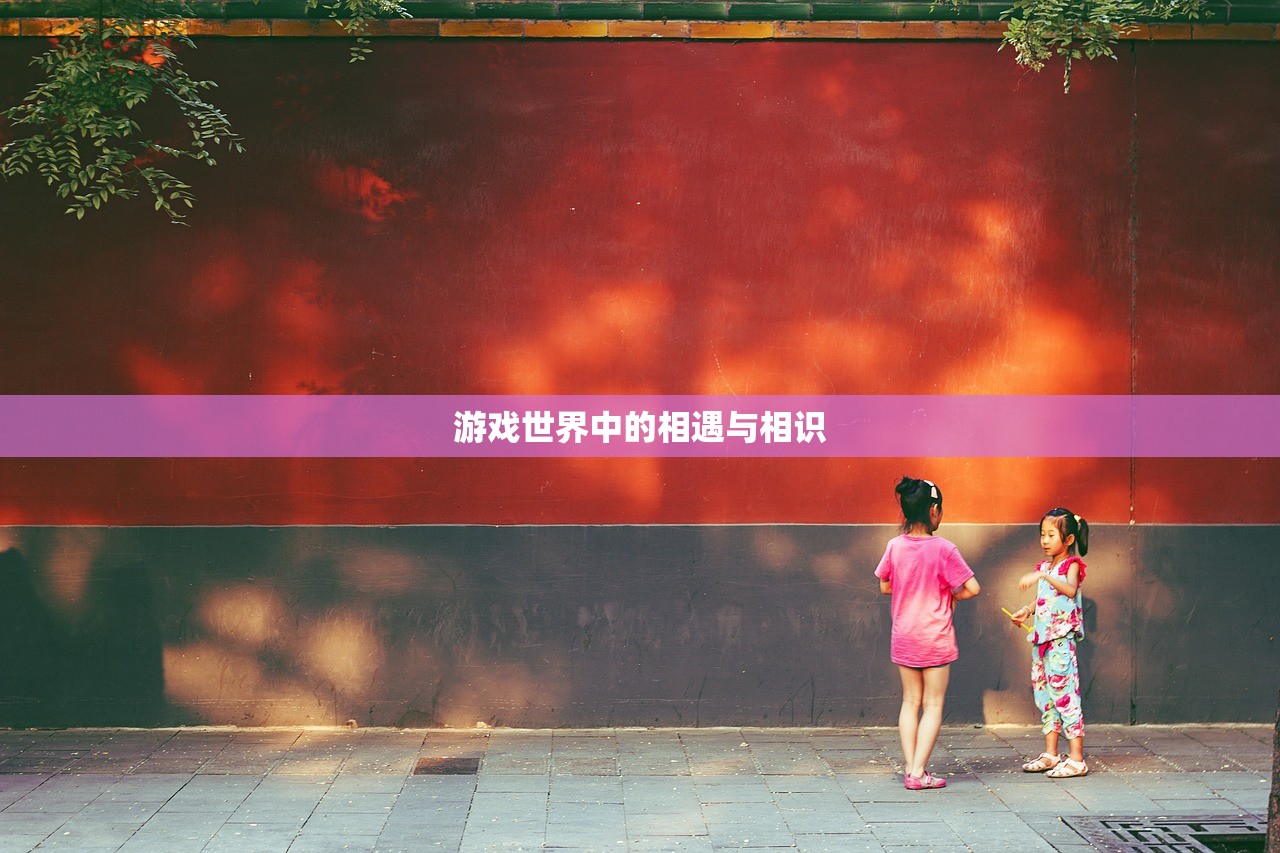 游戏世界中的相遇与相识