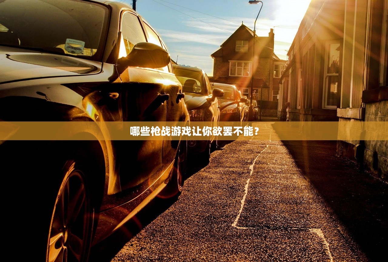 哪些枪战游戏让你欲罢不能？