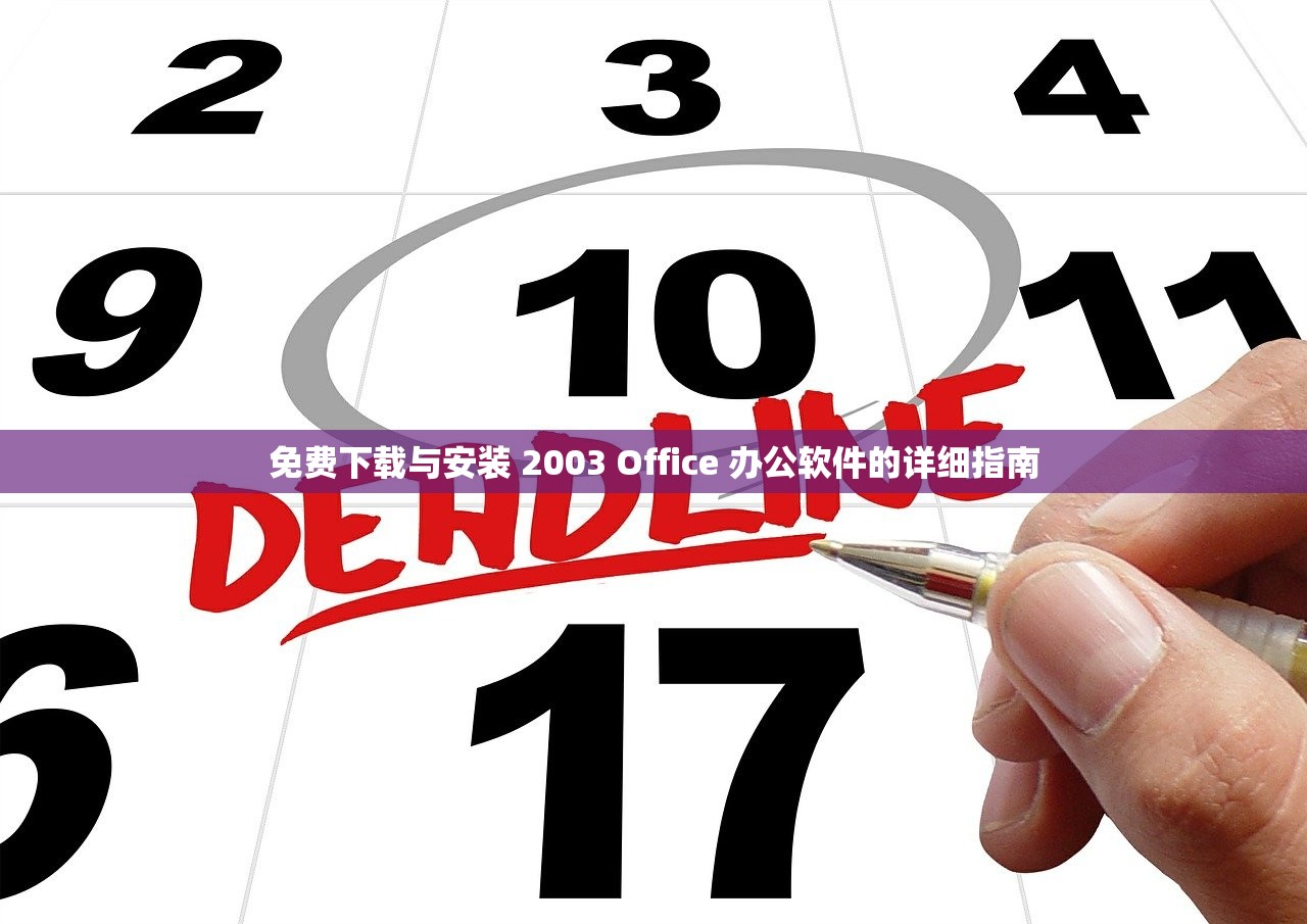 免费下载与安装 2003 Office 办公软件的详细指南