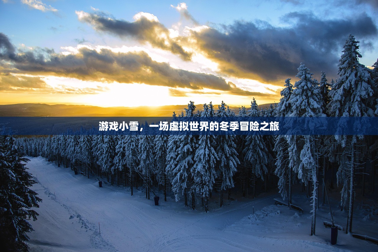 游戏小雪，一场虚拟世界的冬季冒险之旅