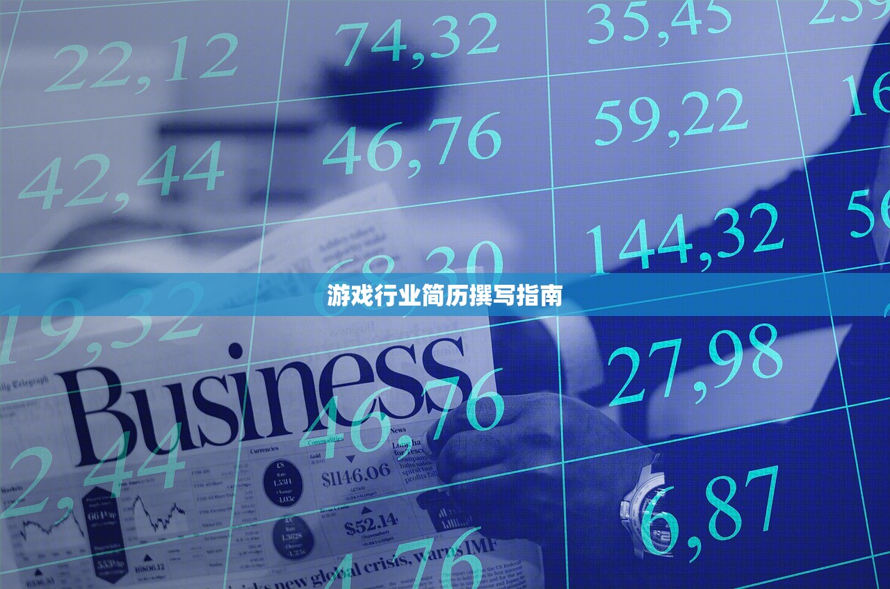 游戏行业简历撰写指南