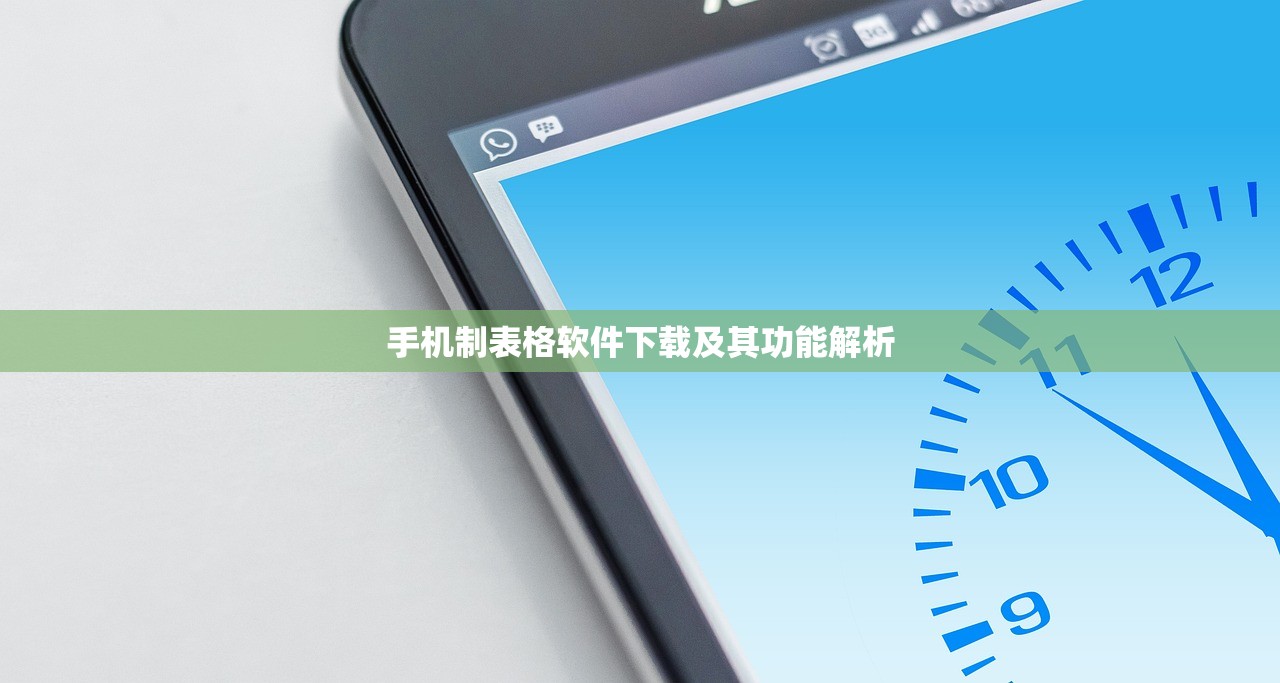 手机制表格软件下载及其功能解析