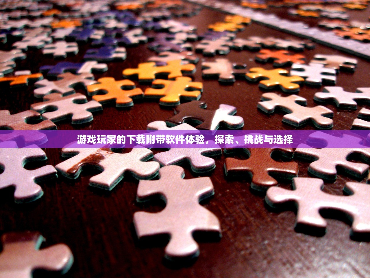 游戏玩家的下载附带软件体验，探索、挑战与选择