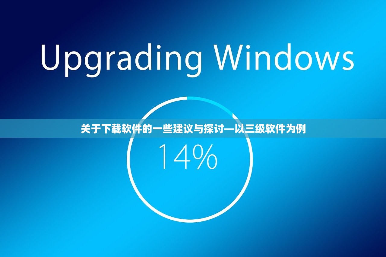 关于下载软件的一些建议与探讨—以三级软件为例